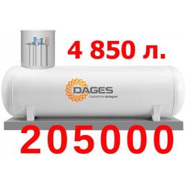 Акция на газгольдеры Dages 4850л